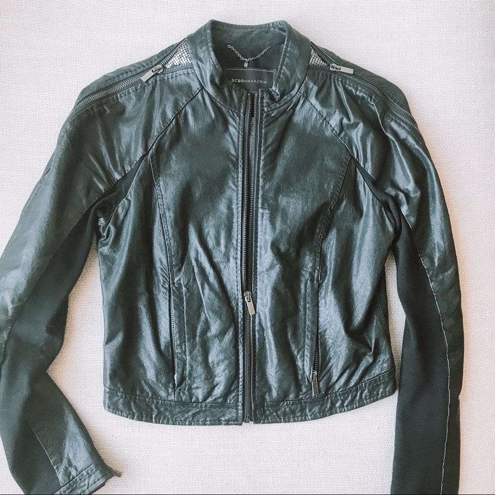 Womens BCBG Leather Jacket